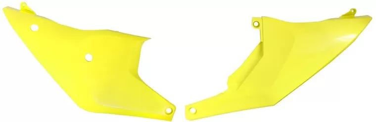 Rtech Number Plate Side Panels Husqvarna Lemon Yellow