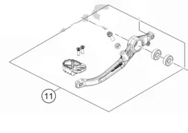KTM Brake Pedal Addition 63513051000