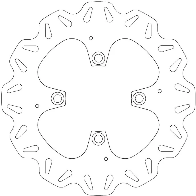 EBC Vee Rear Solid Brake Disc VR880