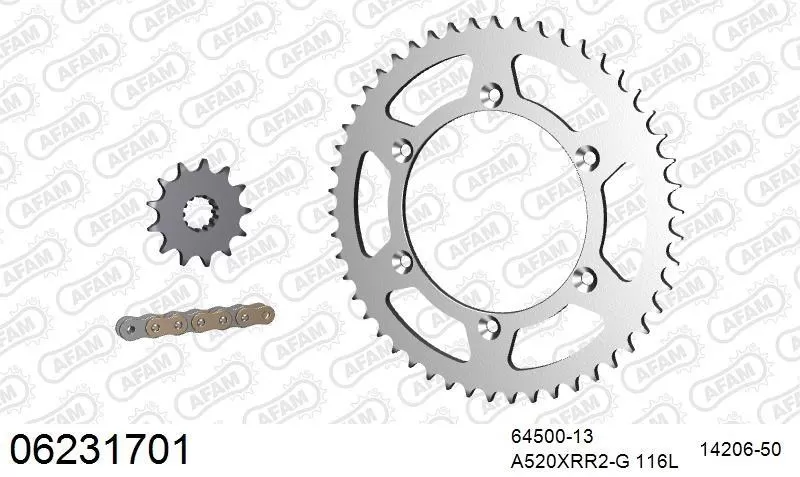 AFAM Chainset - Steel