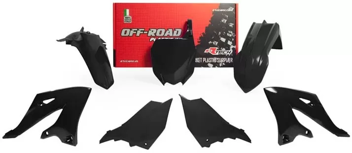 Rtech Plastic Kit 5 Pcs Black YZ 125-250