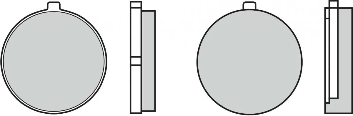 Brembo 07SU0220 Brake Pads Organic Genuine Street 