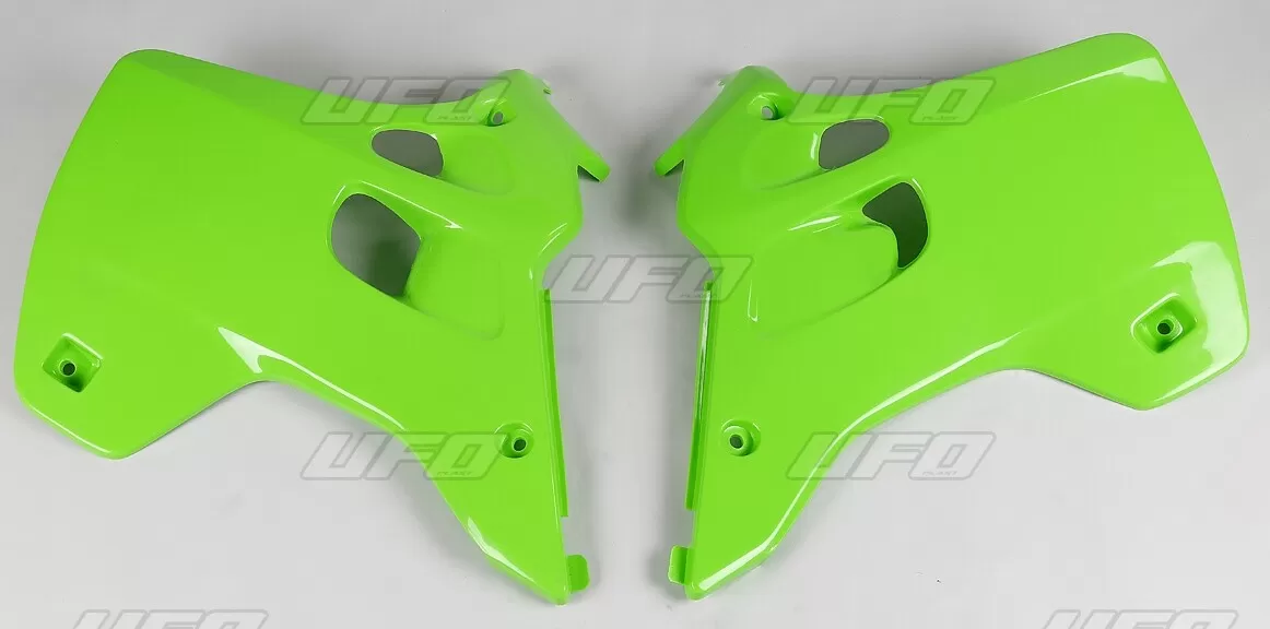 UFO Radiator Covers Kawasaki Green KX125/250 92-93