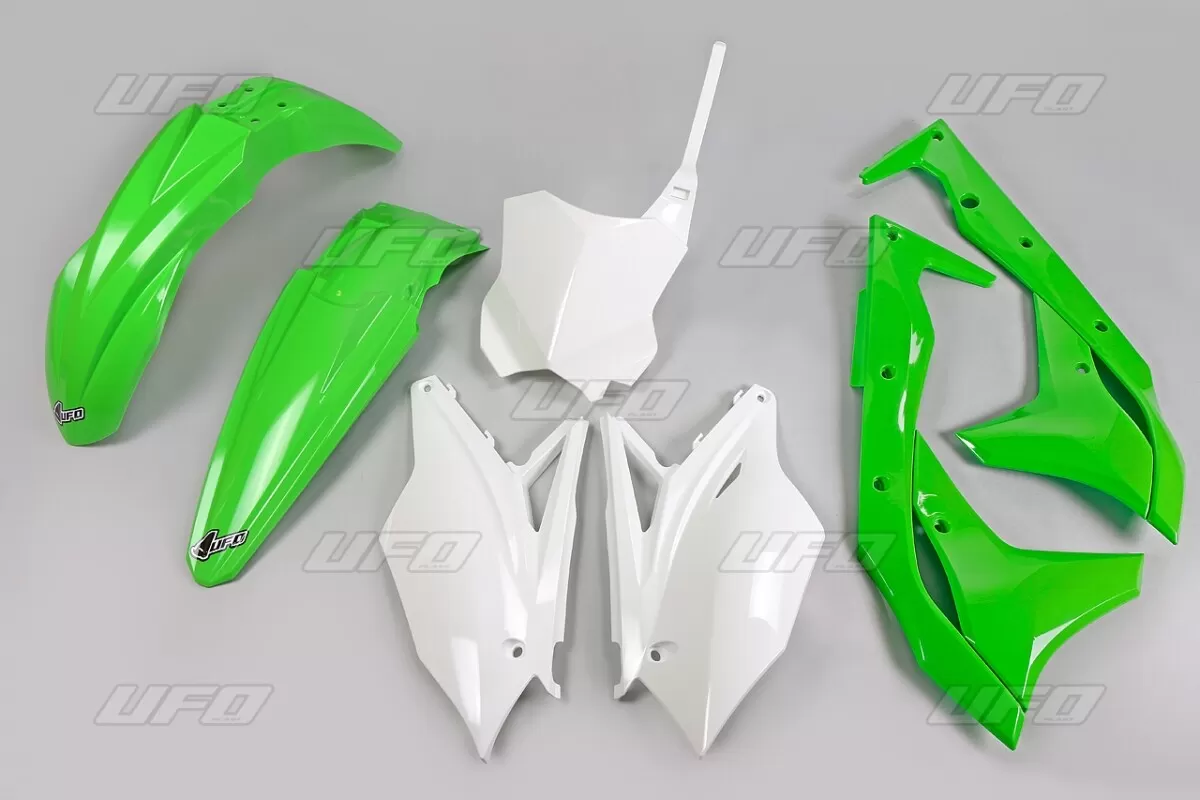 UFO Plastic Kit Kawasaki KX250F OEM 19