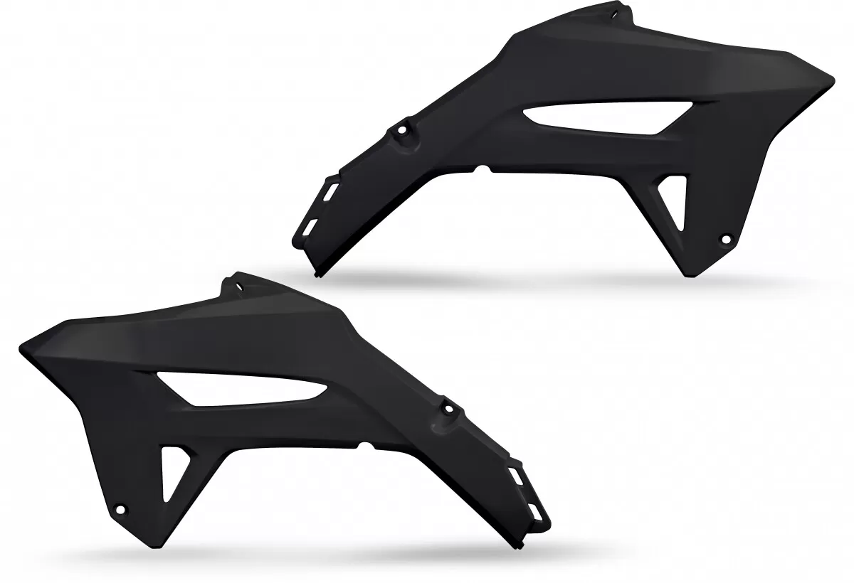 UFO Radiator Covers Honda CRF 450 Black