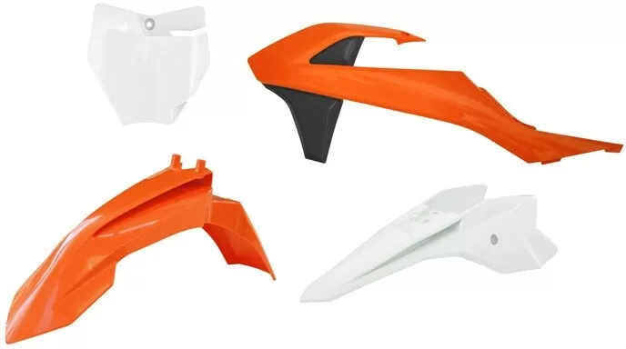 Rtech OE Plastic Kit KTM SX 50 Orange/Black/White