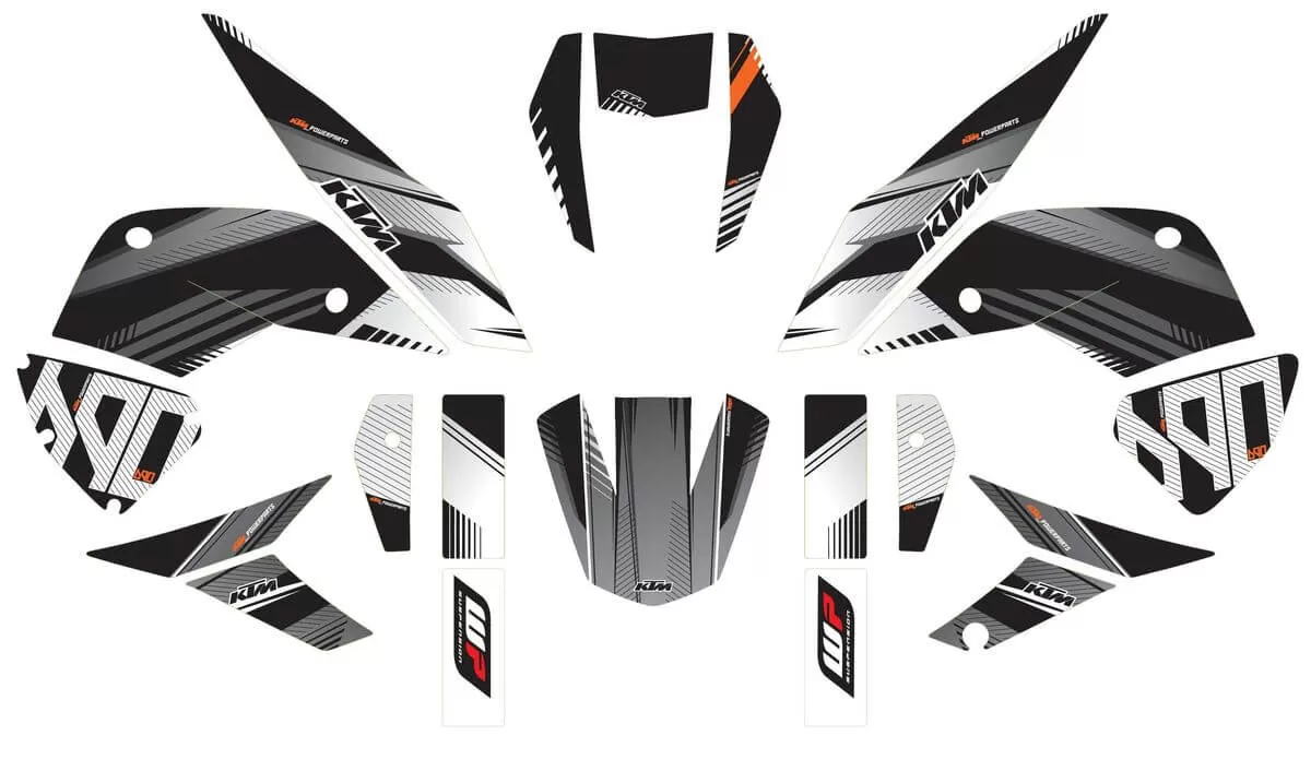 KTM Structure Decal Set 690 Duke ( R ) (12-18)