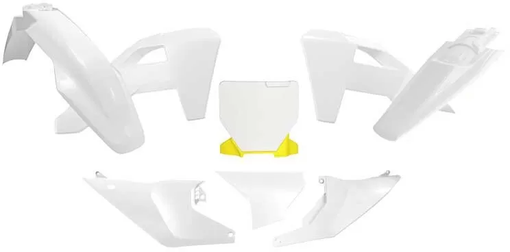 Rtech 6-piece Plastic Kit Husqvarna TC/FC Lemon Yellow