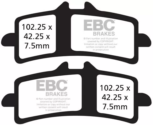EBC GPFAX Sintered HH Race Brake Pads GPFAX447HH