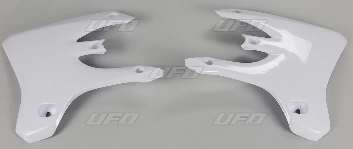 UFO Radiator Covers White Yamaha YZF250/450 WRF250/450