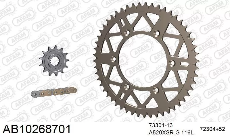 AFAM Chainset - Aluminium AB