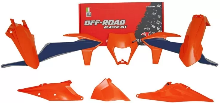Rtech 6-Piece Plastic Kit KTM EXC/EXCF/XC-W 2020-2022