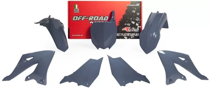 Rtech 5-Piece Plastic Kit Grey YZ 125/250 22-24