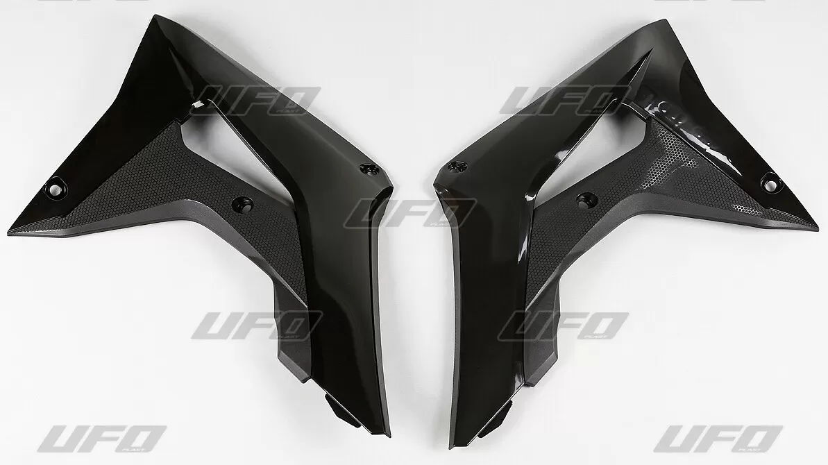 UFO Radiator Covers Black Honda CRF250 '18 / CRF450 '17-18