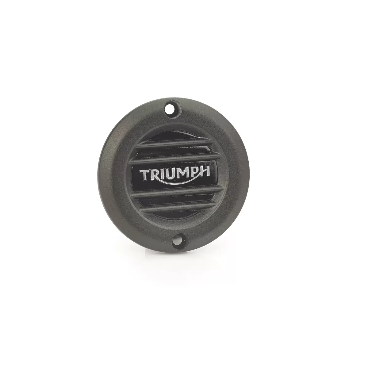 Triumph Dark Nameplate Clutch Housing Ribbed