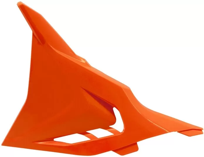 Rtech Vented Left Air Box Side Panel Orange SX 125-250-300 2023