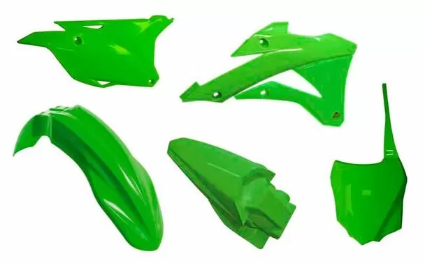 Rtech Plastics Kit 5 Pcs Kawasaki Green KX 85-100