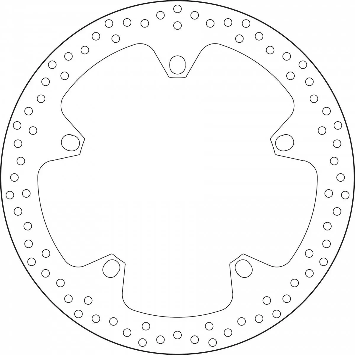 Brembo Brake Disc 5MM 68B407D7 320MM