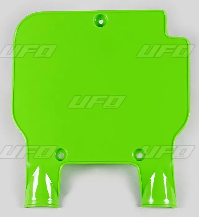 UFO Front Number Plate Kawasaki Green KX
