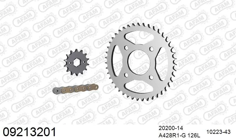 AFAM Chainset - Steel