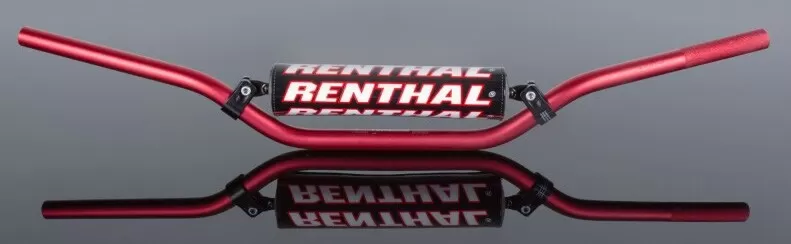 Renthal Handlebar 797 22mm Red Padded 797-01-RD-08-219