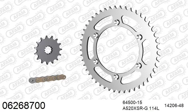 AFAM Chainset - Steel