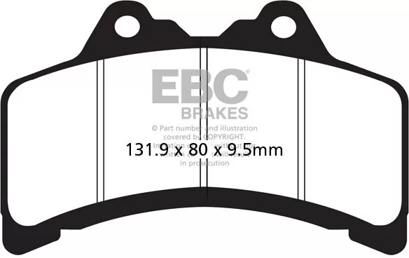 EBC Organic Brake Pads FA191