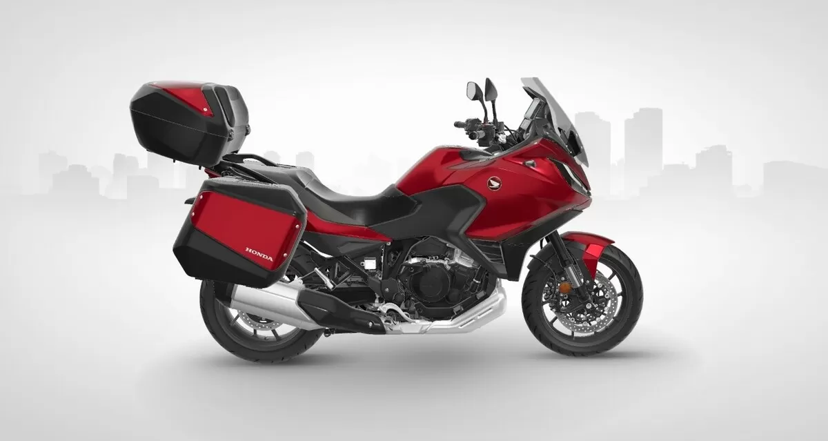 Honda 50L Top Case Candy Red With Backrest