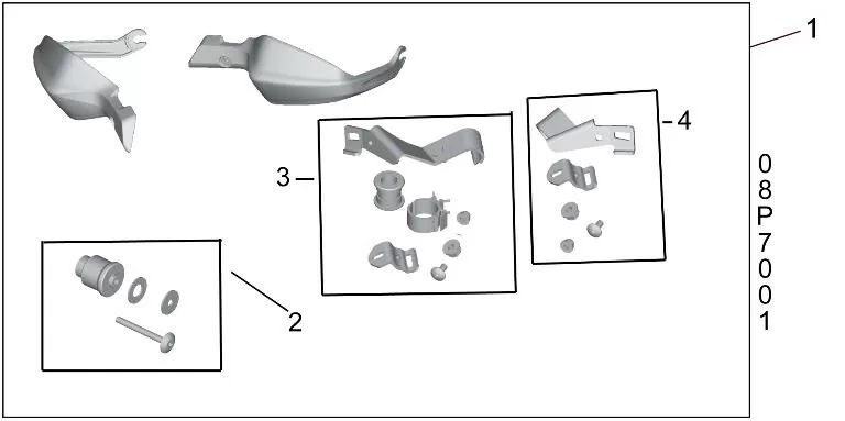 Honda Kit Knuckle Guards