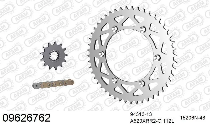 AFAM Chainset - Aluminium