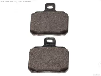Rear brake pads set