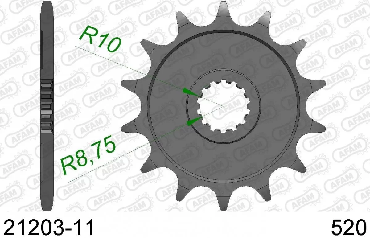 AFAM Sprocket Front 11T - 520