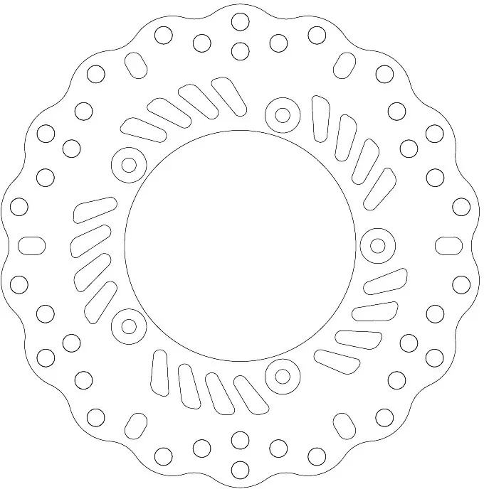 EBC Solid Wave Brake Disc MD1191C