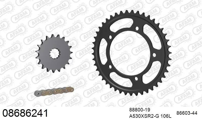 AFAM Chainset - Steel