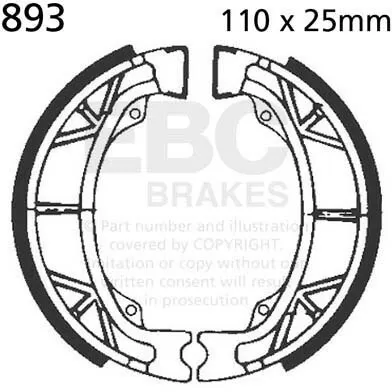 EBC Brake Shoe 893