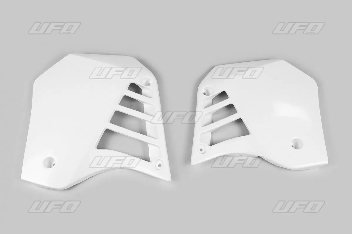 UFO Radiator Covers Yamaha YZ125 86-88 White