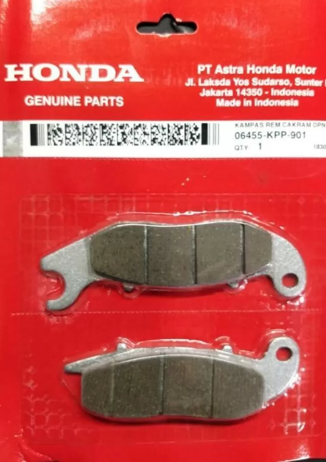 Honda PAD SET, FR. 06455KPP901