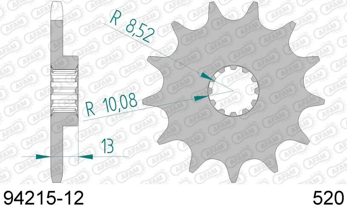 AFAM Sprocket Front 12T - 520