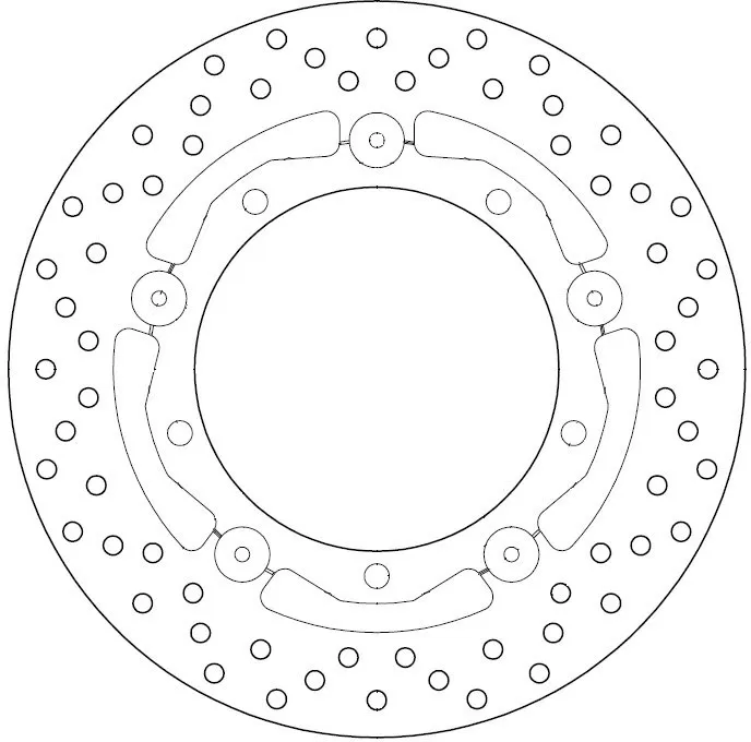 Ferodo FMD0437RF Floating Brake Disc / Steel Carrier