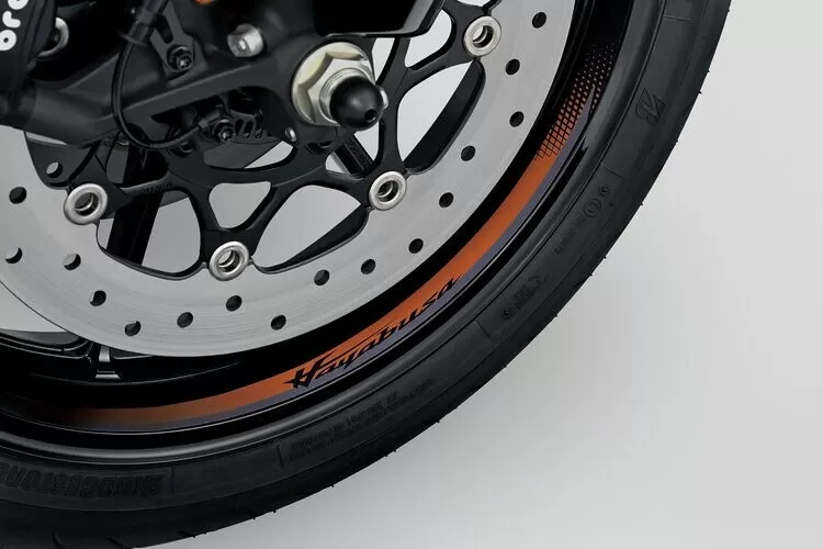 Suzuki Wheel striping Hayabusa Logo Gold