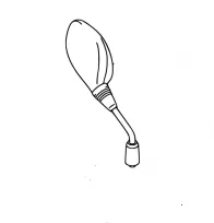 Suzuki Mirror Right 56500-12J30