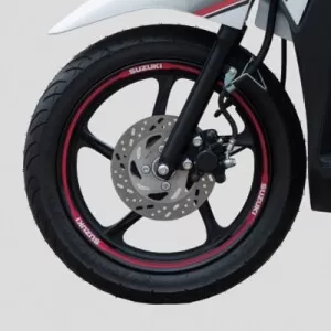 Suzuki Wheel Labeling Red Address 110 (17-)