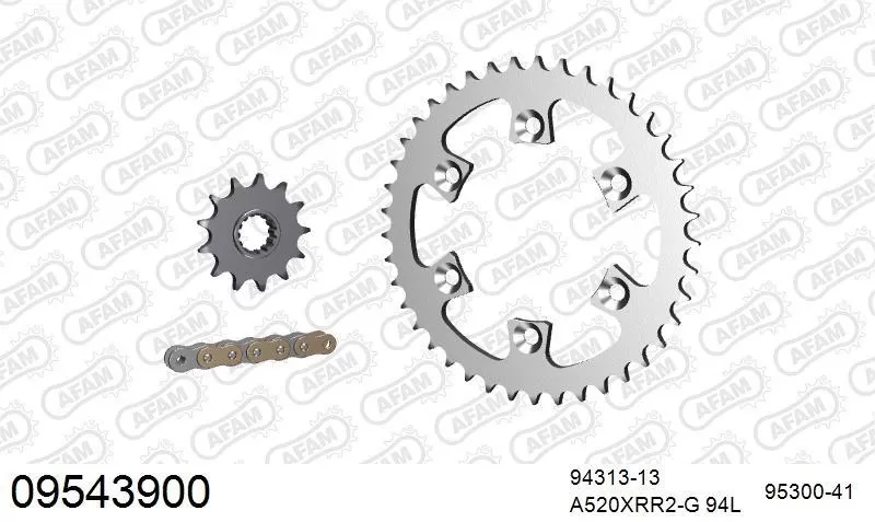 AFAM Chainset - Steel