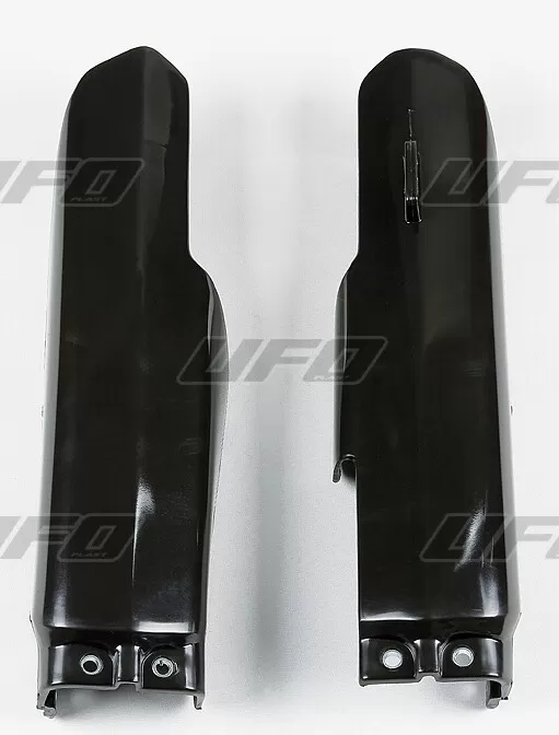 UFO Fork Slider Protectors Black Suzuki RM85