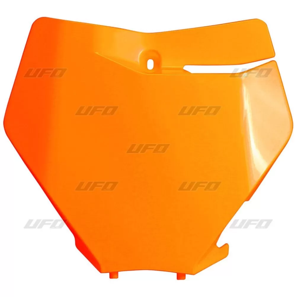 UFO Front Number Plate KTM SX/SX-F 19-22 Neon Orange