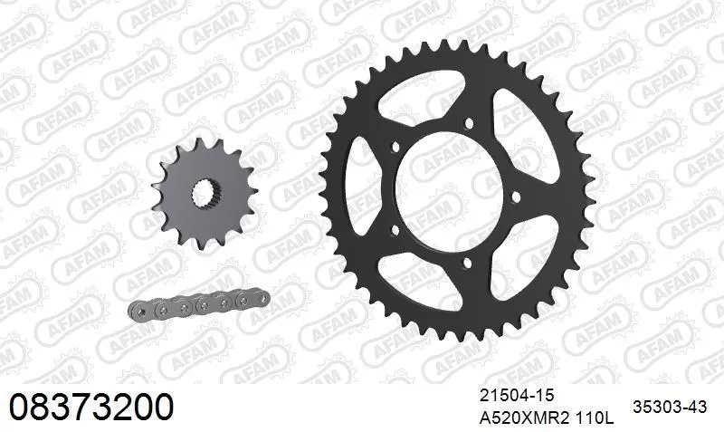 AFAM Chainset - Steel