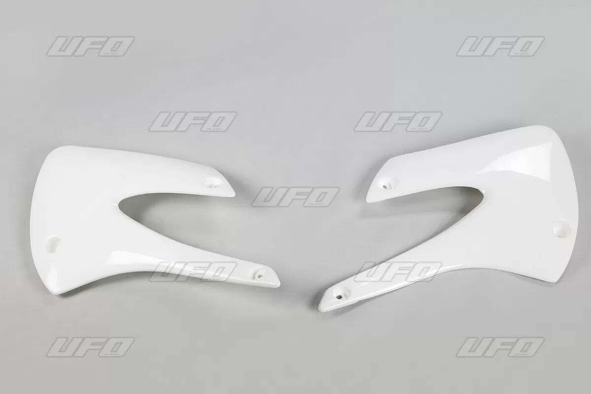 UFO Radiator Covers White KX85 01-13