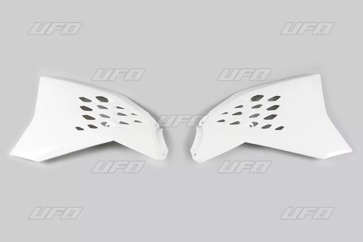 UFO Radiator Covers White KTM SX65