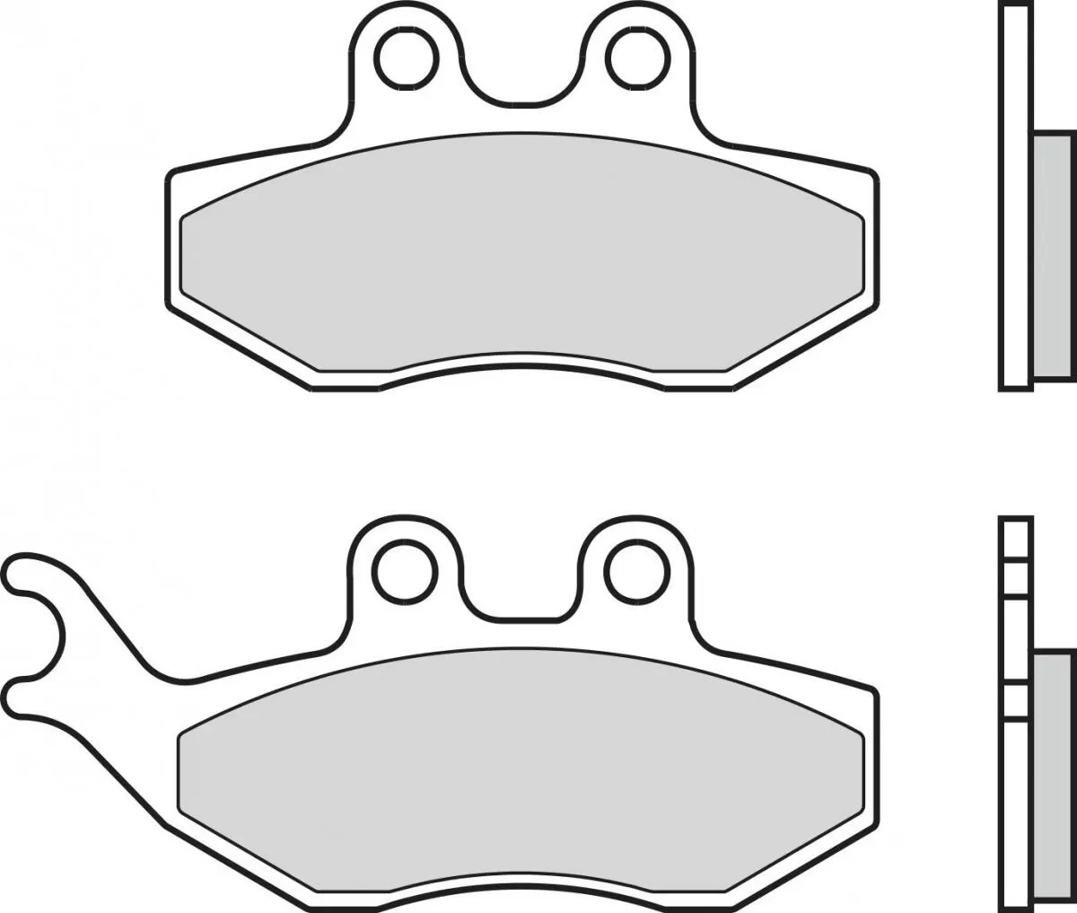 Brembo 07049CC Brake Pads Organic Scooter 