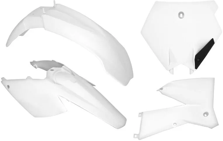 Rtech Plastics Kit 4-Piece KTM White